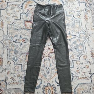 RW&CO. Olive Faux Leather Leggings